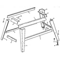 Craftsman 113232211 leg set assembly diagram