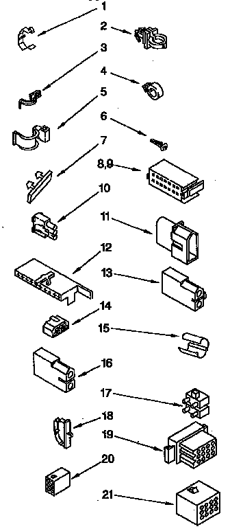 Kenmore 11092572100 wiring harness parts diagram