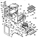 Kenmore 9116108912 body section diagram