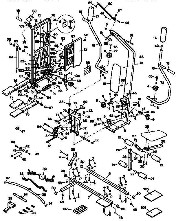 Proform DR852030 unit parts diagram
