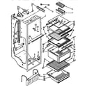 Kenmore 1069532811 refrigerator liner parts diagram