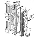 Kenmore 1069532811 freezer door parts diagram