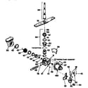 Kenmore 3631434593 motor pump mechanism diagram