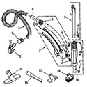 Kenmore 1165481190 hose and attachment parts diagram