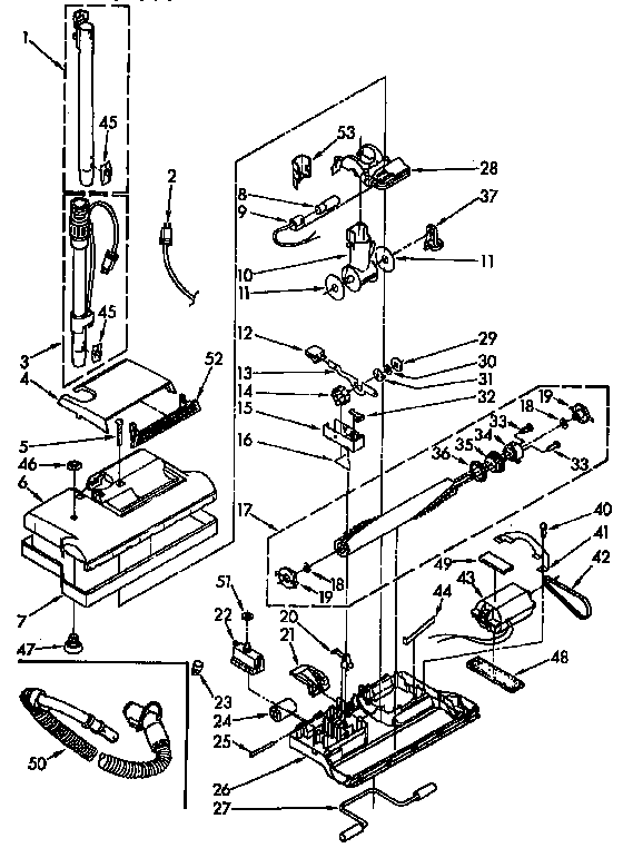 Kenmore 1165481190 power-mate parts diagram