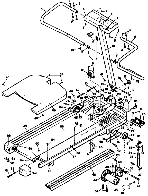 Proform PF920032 unit parts diagram