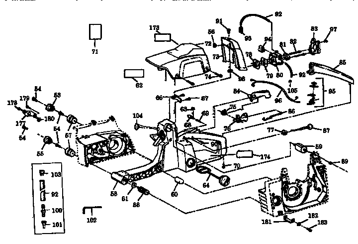 Craftsman 358356332 main frame diagram