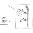 Kenmore 1163481290 handle parts diagram