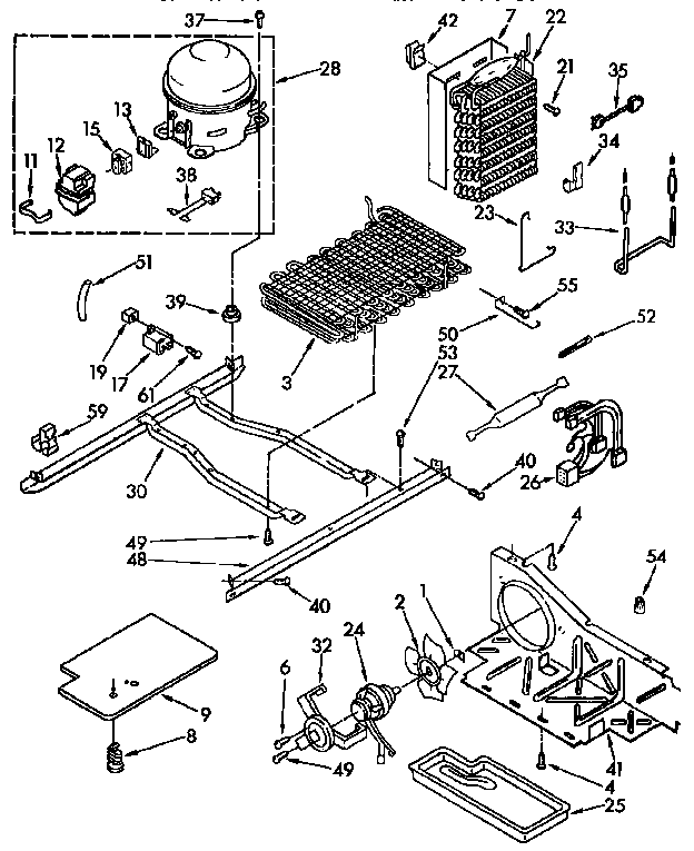 Kenmore 1069432481 unit parts diagram