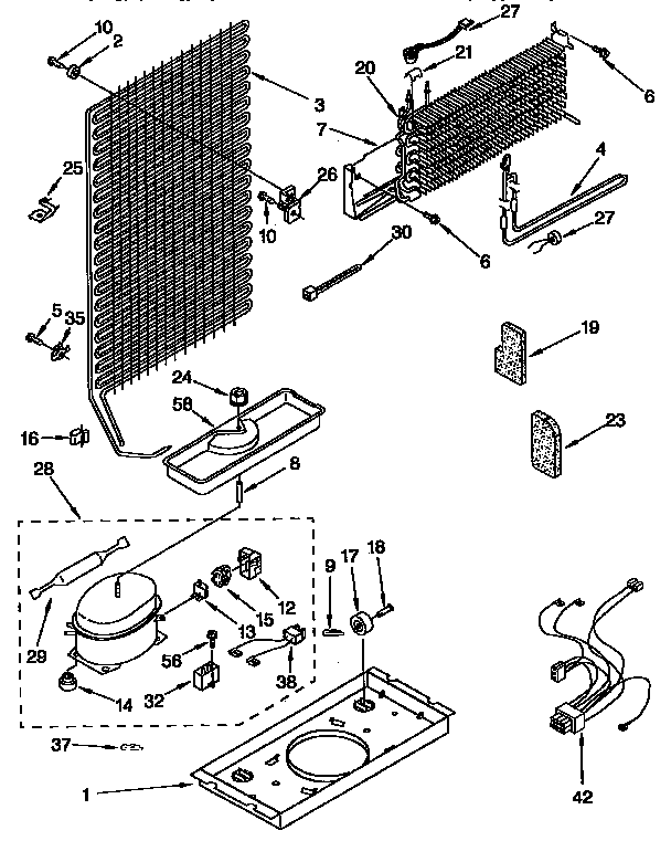 Kenmore 1069334381 unit parts diagram