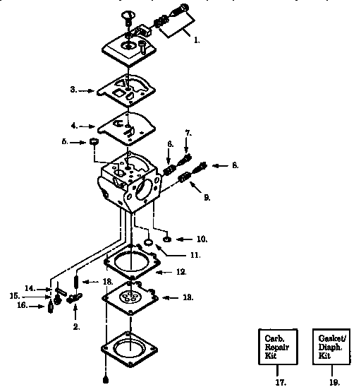 Craftsman 358356242 carburetor diagram