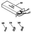 Kenmore 9119564590 wire harness and components diagram