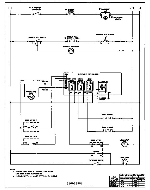 Frigidaire FEF352BAWB wiring diagram diagram