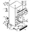 Kenmore 1069730281 cabinet parts diagram