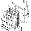Kenmore 1069730281 refrigerator door parts diagram