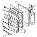 Kenmore 1069638861 refrigerator door parts diagram