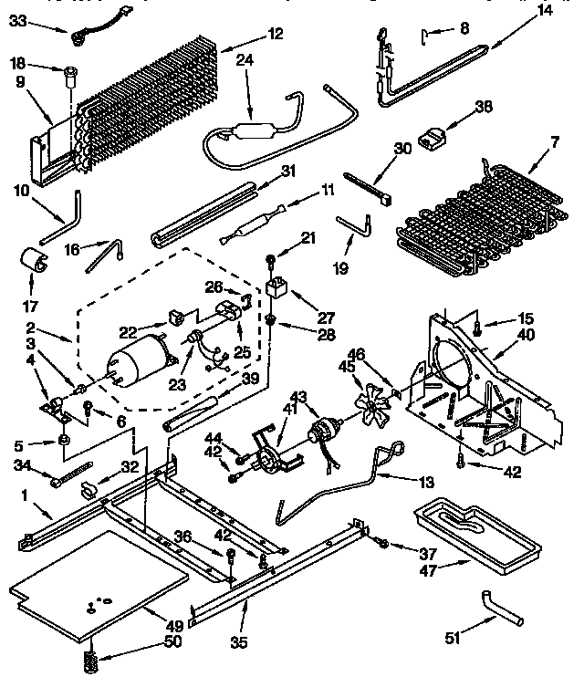 Kenmore 1069738311 unit parts diagram