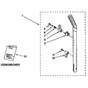 Kenmore 1163561290 handle parts diagram