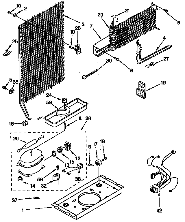 Kenmore 1069334282 unit parts diagram