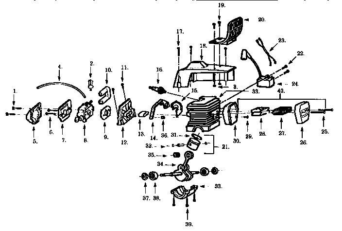 Craftsman 358356240 engine diagram