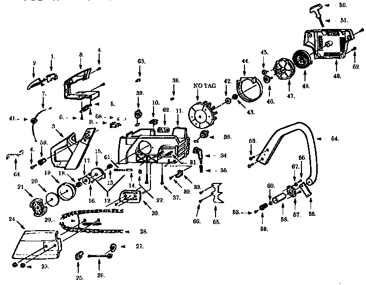 Craftsman 358356240 main frame diagram