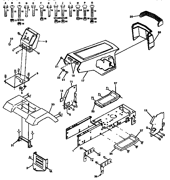 Craftsman 917257690 chassis and enclosures diagram