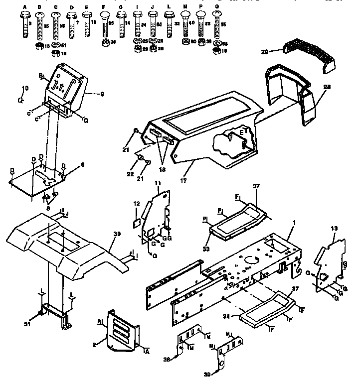 Craftsman 917257571 chassis and enclosures diagram
