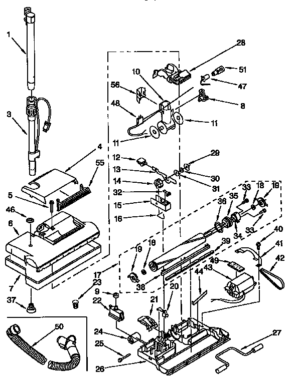 Kenmore 1163275490C power-mate parts diagram