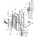 Kenmore 2539235784 door parts diagram