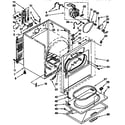 Kenmore 11096580100 cabinet parts diagram