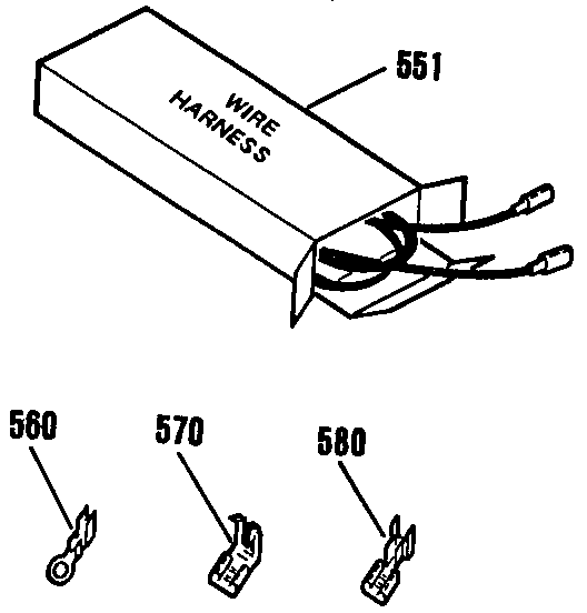 Kenmore 3634672994 wire harness diagram