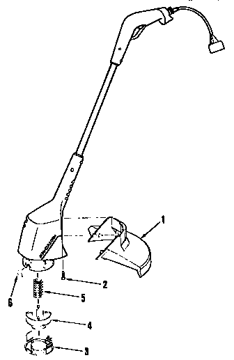 McCulloch TRIM MAC 9 electric string trimmers diagram