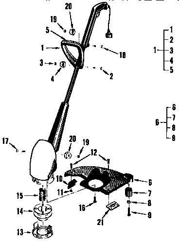 McCulloch EAGER BEAVER 12, 14, 16 STE-II replacement parts diagram