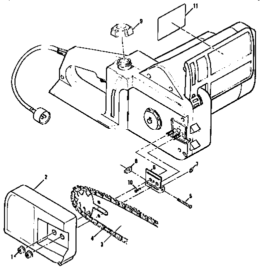 McCulloch ELECTROMAC EM replacement parts diagram