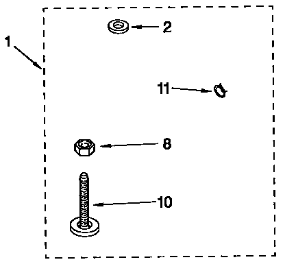 Kenmore 11092529800 miscellaneous parts diagram