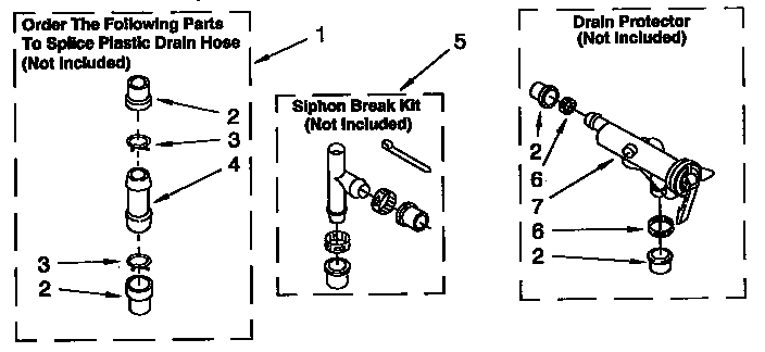 Kenmore 11092529800 water system parts diagram
