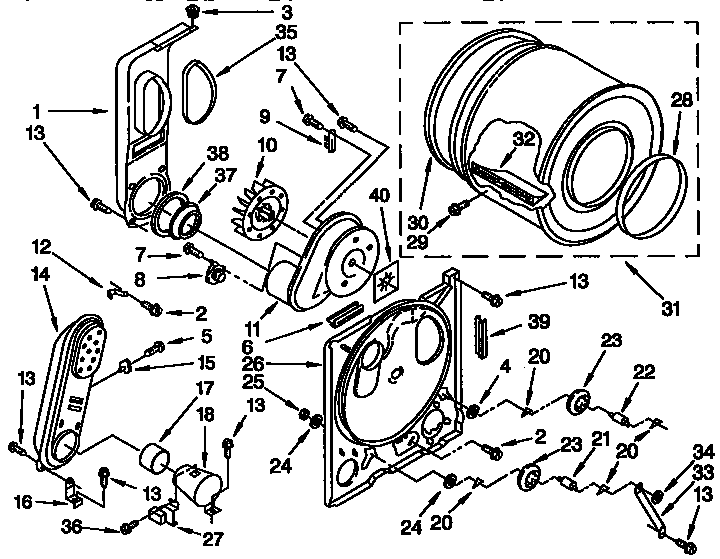 Sears 11097529100 bulkhead parts diagram