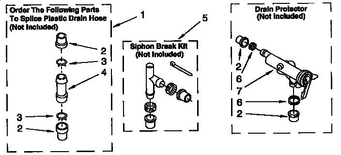 Kenmore 11092573100 water system parts diagram
