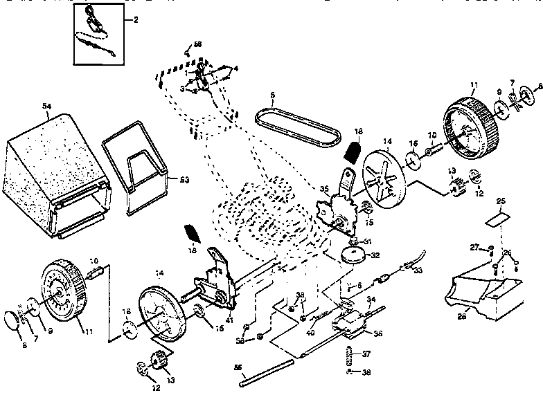 Craftsman 917374371 drive assembly diagram