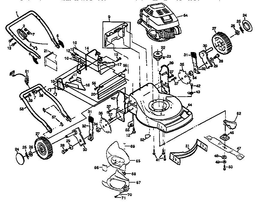 Craftsman 917373841 main frame diagram