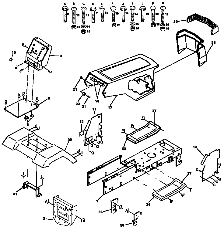 Craftsman 917257642 chassis and enclosures diagram