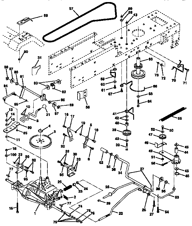 Craftsman 917257642 drive diagram