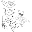 Craftsman 917257642 seat assembly diagram