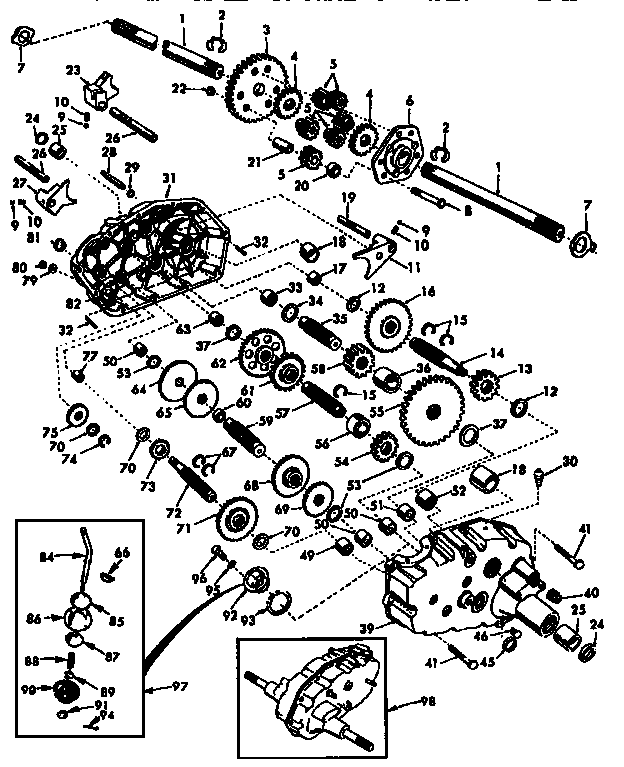 Craftsman 917257711 transaxle diagram