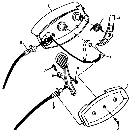 Craftsman 917373460 control head kit diagram