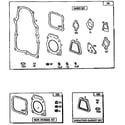 Craftsman 580327074 gasket/breather gasket set and valve overhaul kit diagram