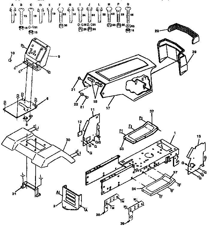 Craftsman 917257570 chassis and enclosures diagram