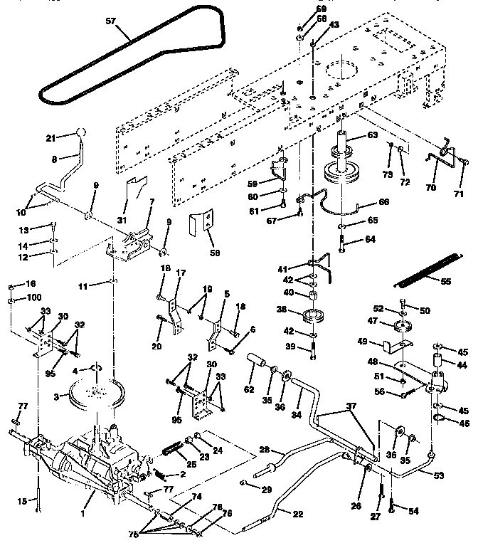 Craftsman 917257570 drive diagram