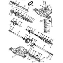 Craftsman 917256501 transaxle 4360-79 (71/917) diagram