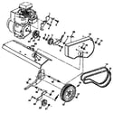 Craftsman 917296351 belt guard and pulley assembly diagram